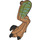 LEGO Medium Dark Flesh Raptor Back Left Leg (21071)