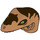 LEGO Medium Dark Flesh Raptor Head (38729)
