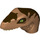 LEGO Medium Dark Flesh Raptor Head (38729)