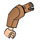 LEGO Mittleres dunkles Fleisch Recht Arm mit Flesh Hand (38630)