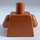 LEGO Carne oscura medio Robbie Robertson Minifigura Torso (973 / 76382)