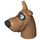 LEGO Medium Dark Flesh Scooby Doo Head with Flying Goggles Decoration (22349)