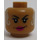 LEGO Středně tmavá tělová Seraphina Picquery Minifigurka Hlava (Zapuštěný pevný cvoček) (3626 / 40160)