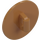 LEGO Beige Moyennement Foncé Bouclier - Rond avec Tenon (17835 / 91884)