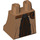 LEGO Medium Dark Flesh Skirt with Brown Helga Hufflepuff Robes (36036 / 41809)