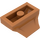 LEGO Mittleres dunkles Fleisch Steigung 1 x 2 x 0.7 Gebogen mit Fin (47458 / 81300)