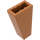 LEGO Mittleres dunkles Fleisch Steigung 1 x 2 x 3 (75°) mit hohlem Bolzen (4460)
