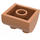 LEGO Medium Donker Vleeskleurig Helling 2 x 2 Gebogen met 2 Studs Aan Top (30165)