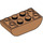 LEGO Medium Dark Flesh Slope Brick 2 x 4 Curved Inverted (5174)