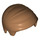 LEGO Mittleres dunkles Fleisch Smooth Haar gekämmt Sideways (86400 / 99930)
