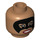 LEGO Medium Dark Flesh Soccer Mom Batgirl Minifigure Head (Recessed Solid Stud) (3626 / 36125)