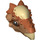 LEGO Medium Donker Vleeskleurig Stygimoloch Hoofd (38434)