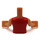 LEGO Beige Moyennement Foncé Susan, Rouge Longue Jupe, Rouge Foncé Gilet Friends Torse (92456 / 92816)