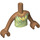 LEGO Medium Dark Flesh Tiana Friends Torso (35677 / 92456)