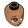 LEGO Mittleres dunkles Fleisch Tiana Micro Doll Female Minidoll Kopf (79611 / 92198)