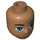 LEGO Medium Dark Flesh Tidus Stormsurfer Male Minidoll Head (25035 / 92240)
