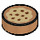 LEGO Medium Donker Vleeskleurig Tegel 1 x 1 Ronde met Cookie (15828 / 98138)