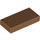 LEGO Medium Dark Flesh Tile 1 x 2 with Groove (3069 / 30070)