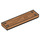 LEGO Mittleres dunkles Fleisch Fliese 1 x 4 mit Wooden Plank mit 4 Nails (2431 / 73797)