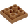 LEGO Mittleres dunkles Fleisch Fliese 2 x 2 Invers (11203)