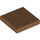 LEGO Medium Dark Flesh Tile 2 x 2 with Groove (3068 / 88409)