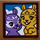 LEGO Medium Donker Vleeskleurig Tegel 2 x 2 met Photo of Twee Squirrels Sticker met groef (3068)