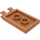 LEGO Medium Dark Flesh Tile 2 x 3 with Horizontal Clips (Thick Open &#039;O&#039; Clips) (30350 / 65886)