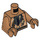 LEGO Mittleres dunkles Fleisch Tonto mit Silber Mine Outfit Torso (76382)