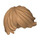 LEGO Medium Donker Vleeskleurig Tousled Haar naar Links geveegd (18226 / 87991)