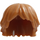 LEGO Medium Donker Vleeskleurig Tousled Layered Haar (92746)