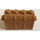 LEGO Medium Donker Vleeskleurig Treasure Chest met Deksel (Dik scharnier met sleuven aan de achterkant)