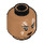 LEGO Medium Dark Flesh Valkyrie Minifigure Head (Recessed Solid Stud) (3626 / 79256)