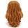 LEGO Medium Dark Flesh Wavy Long Hair with Parting (33461 / 95225)