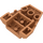 LEGO Medium Dark Flesh Wedge 4 x 4 with Jagged Angles (28625 / 64867)