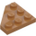 LEGO Beige Moyennement Foncé Pièce de monnaie assiette 3 x 3 Pièce de monnaie (2450)