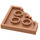 LEGO Mittleres dunkles Fleisch Keil Platte 3 x 3 Ecke (2450)
