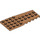 LEGO Medium Dark Flesh Wedge Plate 4 x 9 Wing with Stud Notches (14181)