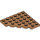 LEGO Medium Donker Vleeskleurig Wig Plaat 6 x 6 Hoek (6106)