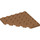 LEGO Mittleres dunkles Fleisch Keil Platte 6 x 6 Ecke (6106)