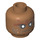 LEGO Medium Dark Flesh Yeoman Zombie Head (Safety Stud) (97392 / 97992)