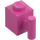 LEGO Medium Dark Pink Brick 1 x 1 with Handle (2921 / 28917)