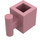LEGO Medium donkerroze Steen 1 x 1 met Handvat (2921 / 28917)