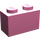 LEGO Rose moyen foncé Brique 1 x 2 avec tube inférieur (3004 / 93792)