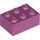 LEGO Medium Dark Pink Brick 2 x 3 (3002)