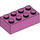 LEGO Medium mørk rosa Kloss 2 x 4 (3001 / 72841)