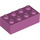 LEGO Medium mørk rosa Kloss 2 x 4 (3001 / 72841)