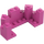 LEGO Medium Dark Pink Brick 4 x 8 x 2.3 Turret Top (6066)