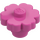 LEGO Mittleres dunkles Rosa Blume 2 x 2 mit offener Noppe (4728 / 30657)