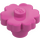 LEGO Mittleres dunkles Rosa Blume 2 x 2 mit offener Noppe (4728 / 30657)