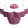 LEGO Medium Dark Pink Flower 2 x 2 with Open Stud (4728 / 30657)